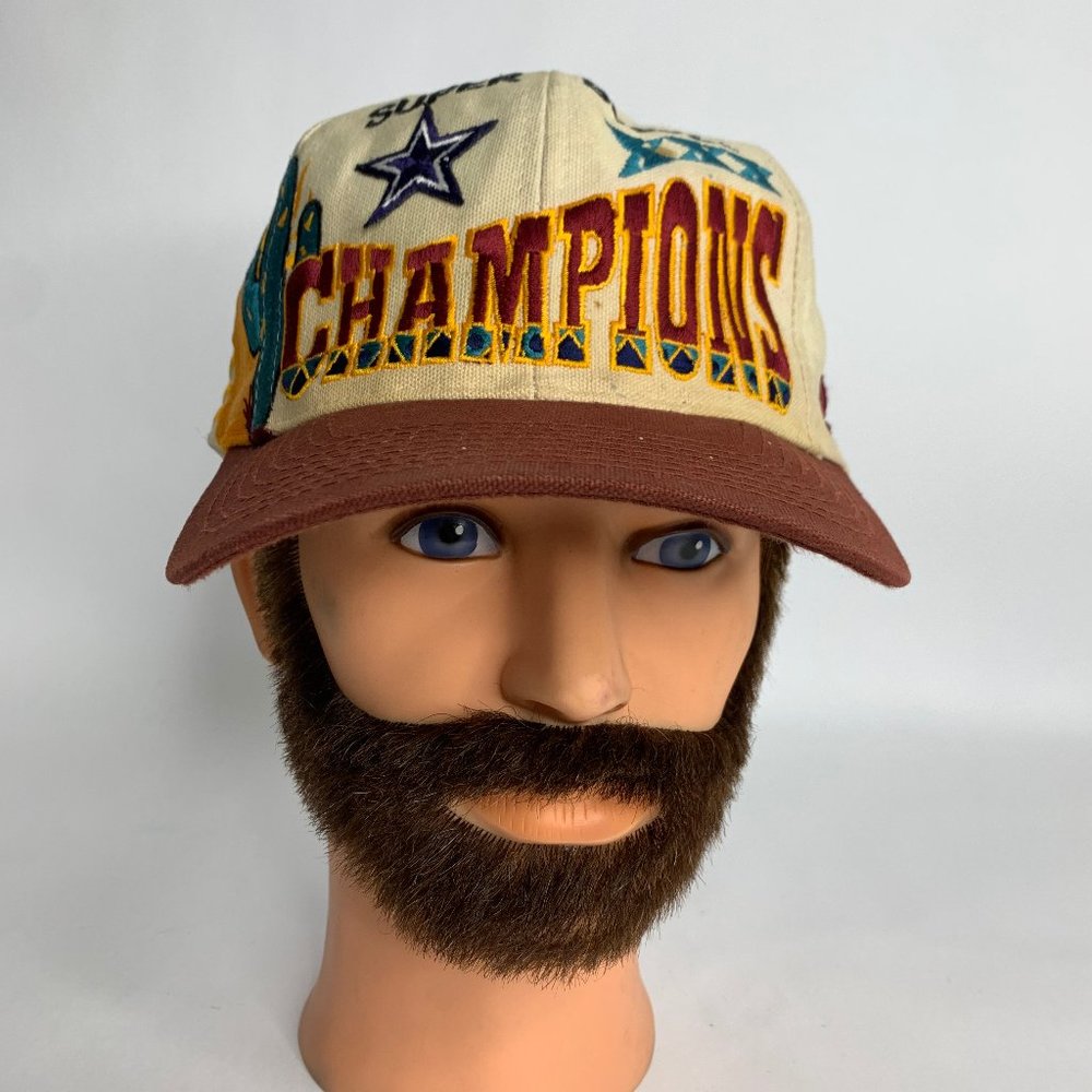 Vintage Logo Athletic Dallas Cowboys Super Bowl Champions XXX Snapback Hat.